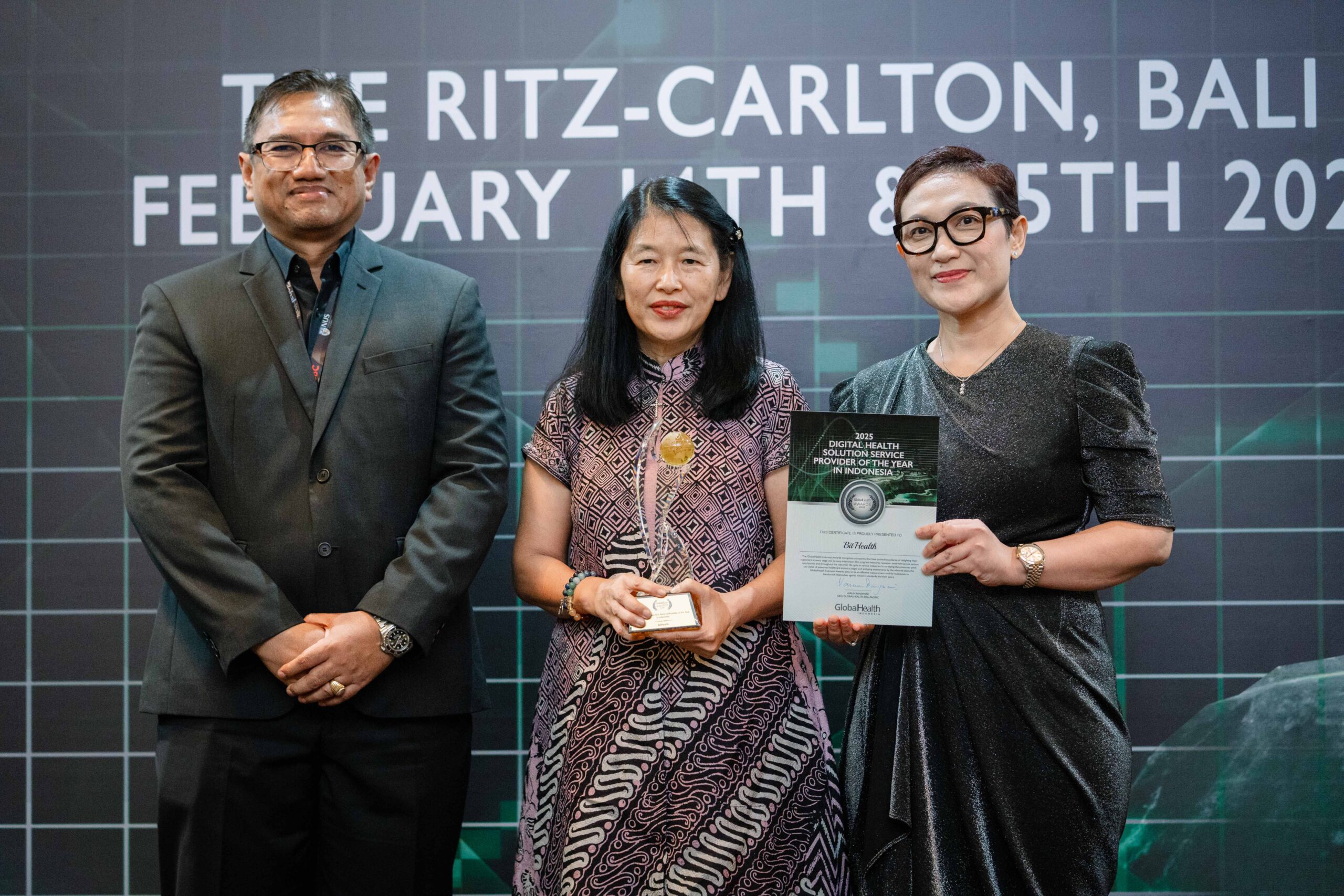 BitHealth Menangkan Penghargaan “Digital Health Solution Service of the Year” di GlobalHealth Indonesia Summit Conference and Awards 2025!